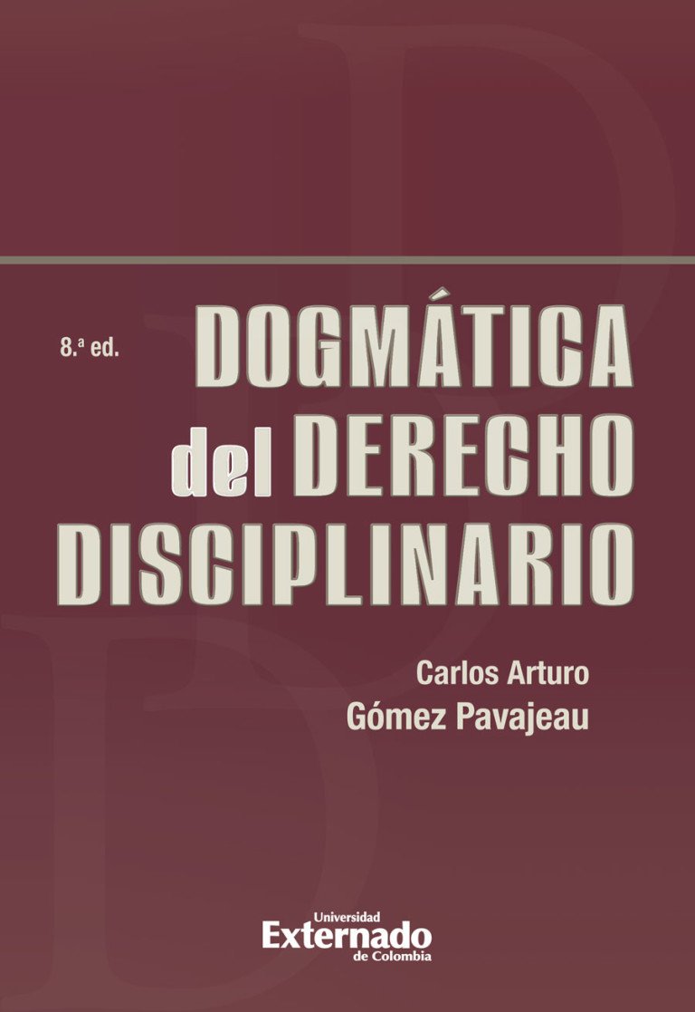5e1c3c95bf98e9fd6a6edb5d802861dc-large DOGMÁTICA DEL DERECHO DISCIPLINARIO - Imagen 1