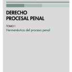 DERECHO PROCESAL PENAL. Tomo I. Hermenéutica del proceso penal