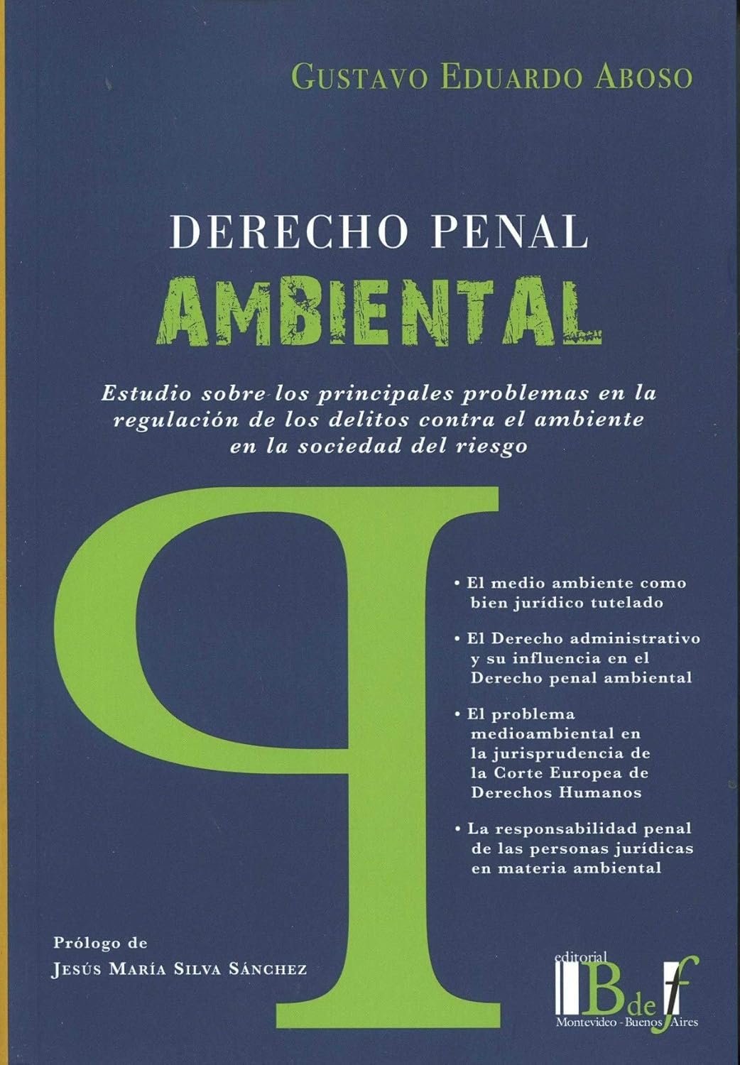71BFwMQvcvL._SL1500_ DERECHO PENAL AMBIENTAL - Imagen 1