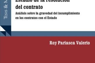 ESTUDIO DE LA RESOLUCIÓN DEL CONTRATO
